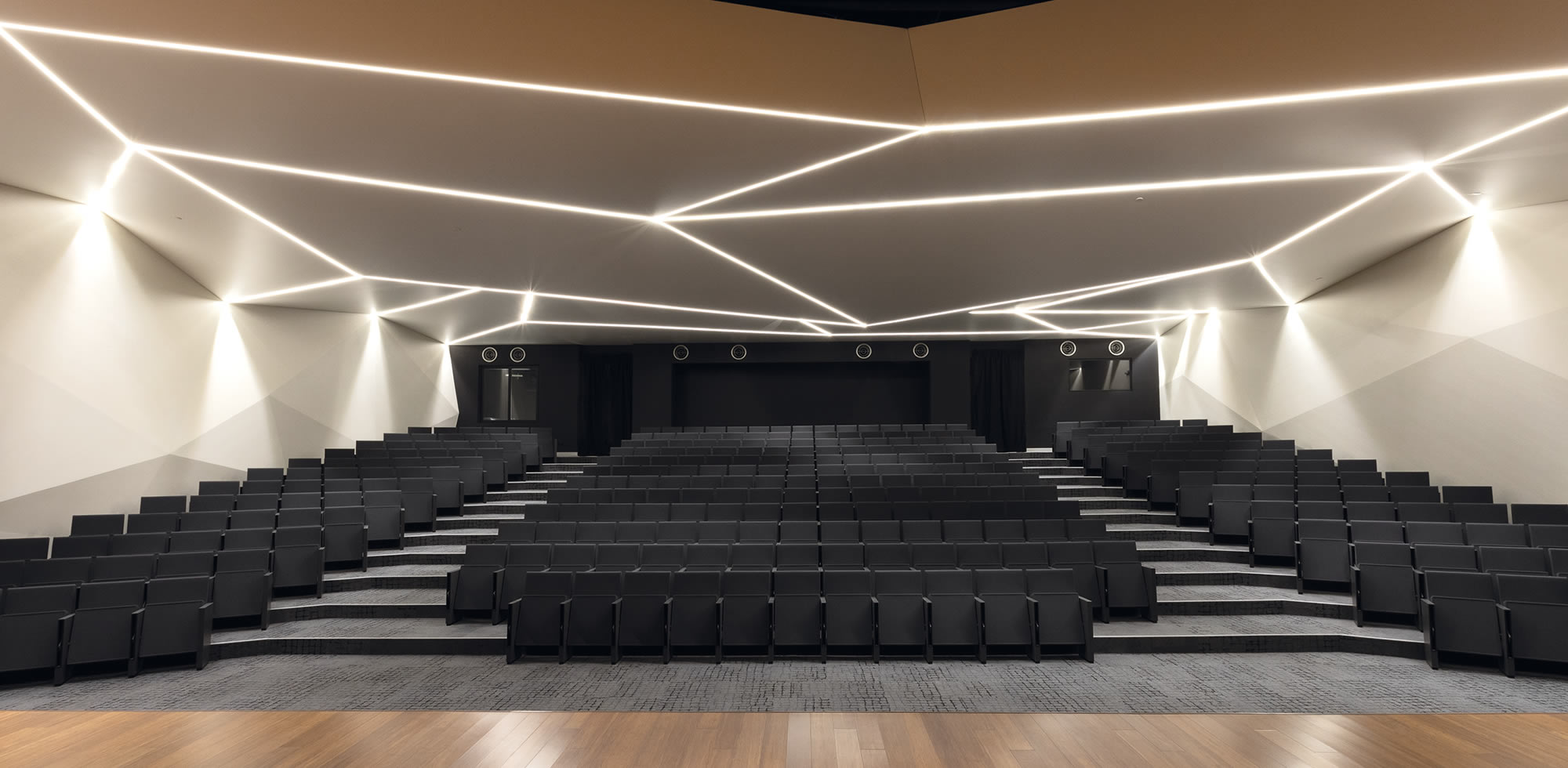 Auditorium - Light lines Barrisol