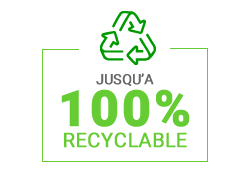 100% recyclable