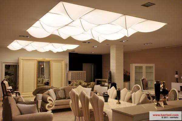 Plafond lumineux 3D Barrisol Lumière